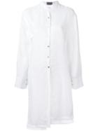 Balossa White Shirt - Long Wide Sleeve Shirt - Women - Linen/flax - 40, Linen/flax