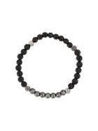 Nialaya Jewelry Mixed Bead Bracelet - Black