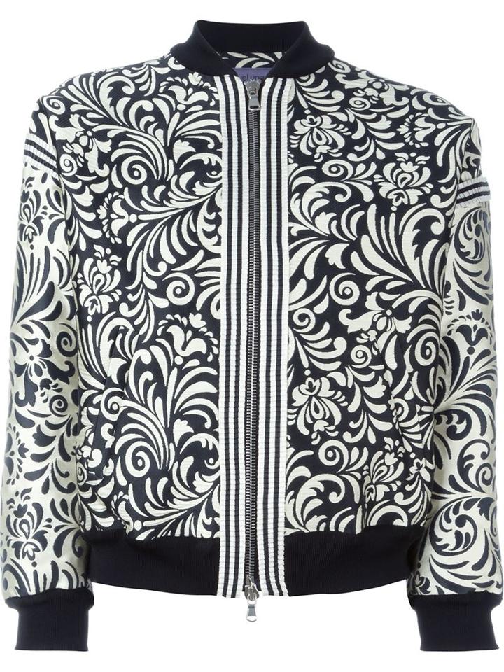 Emanuel Ungaro Floral Jacquard Bomber Jacket