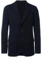 Mp Massimo Piombo Three Button Blazer, Men's, Size: 52, Pink/purple, Cotton/wool