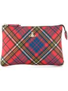 Vivienne Westwood Derby Top Zip Clutch - Red