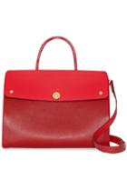 Burberry Small Leather And Suede Elizabeth Bag - Red