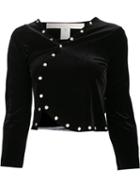 Eckhaus Latta 'misbehaving' Cardigan, Women's, Size: Medium, Black, Polyester