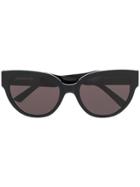 Balenciaga Eyewear Cats Eye Sunglasses - Black