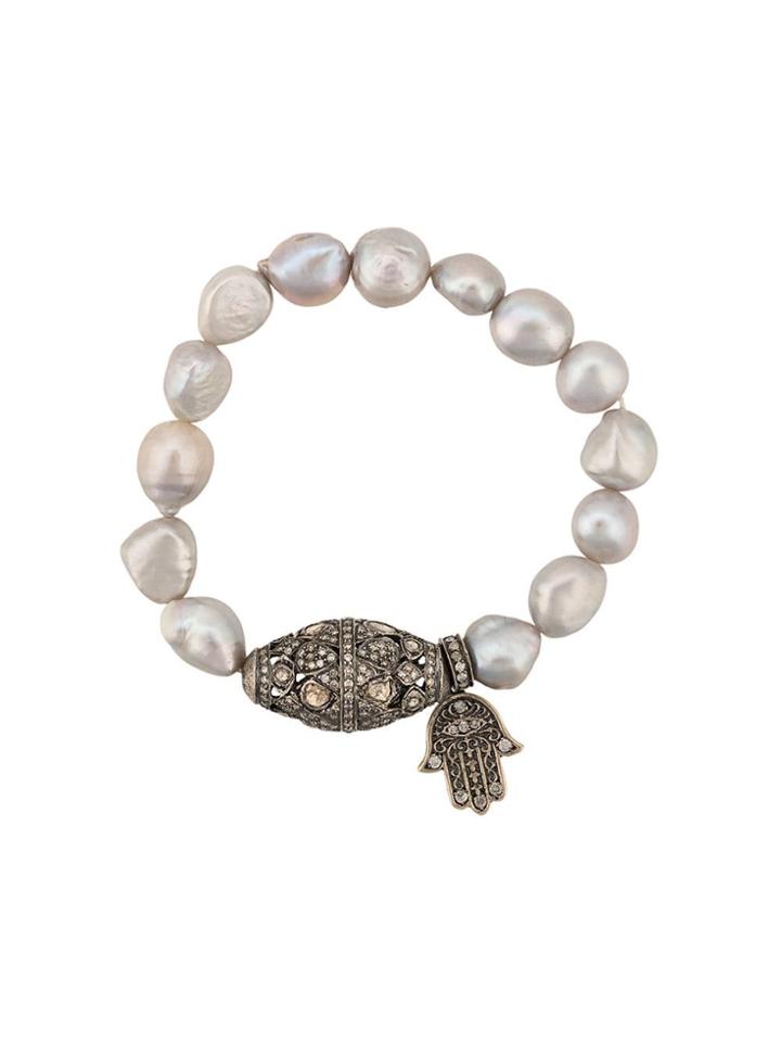 Loree Rodkin Waterpearl Bracelet - Silver