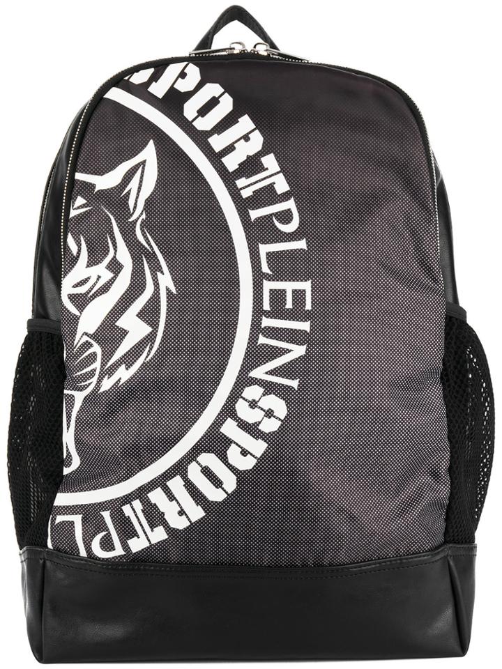 Plein Sport Logo Backpack - Black