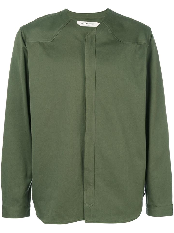 Mr. Completely Classic Plain Shirt - Green