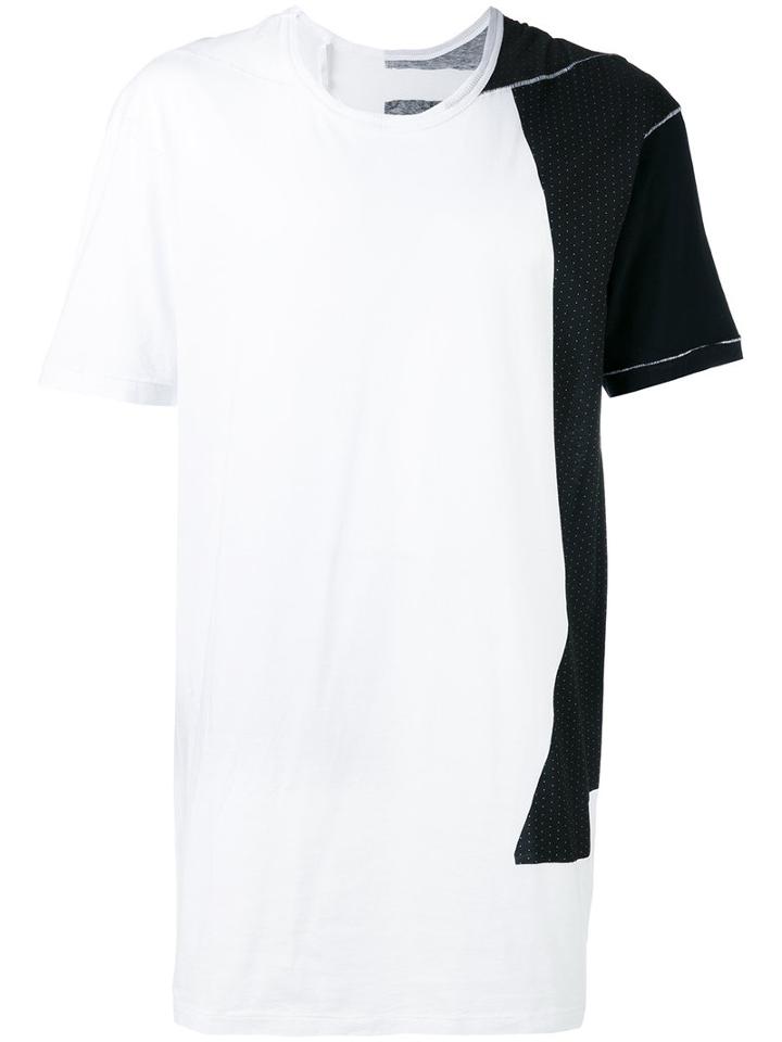 11 By Boris Bidjan Saberi - Rear Patch T-shirt - Men - Cotton - M, White, Cotton