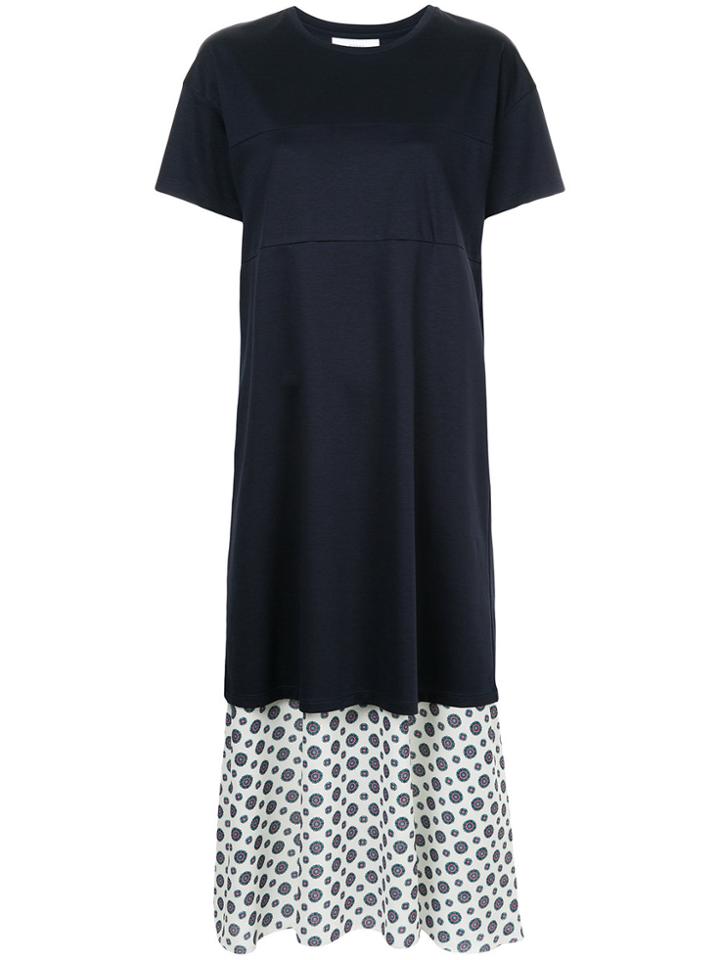 Astraet Tiered T-shirt Dress - Blue