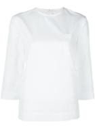 Maison Margiela Strap Detail Top, Women's, Size: 46, White, Cotton