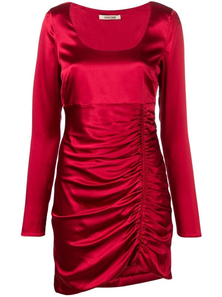 Roberto Cavalli Fitted Mini Dress - Red