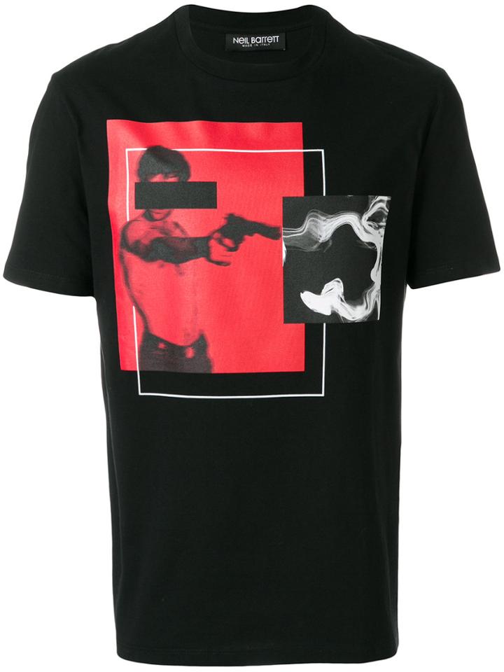Neil Barrett Smoking Gun T-shirt - Black