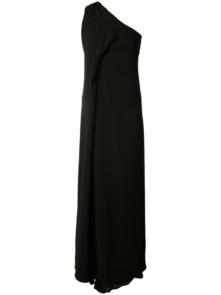 Derek Lam - One Shoulder Gown - Women - Silk - 42, Black, Silk