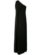 Derek Lam - One Shoulder Gown - Women - Silk - 42, Black, Silk
