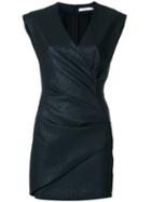 Iro - Ruched Fitted Mini Dress - Women - Cotton/polyester/viscose - 40, Blue, Cotton/polyester/viscose