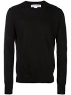 Comme Des Garçons Shirt Crew Neck Pullover, Men's, Size: Large, Black, Wool