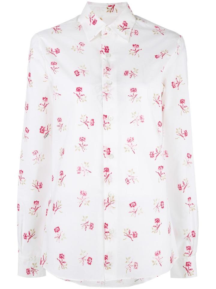 Loewe Floral Print Shirt - White