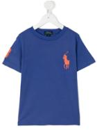 Ralph Lauren Kids - Logo T-shirt - Kids - Cotton - 12 Yrs, Pink/purple