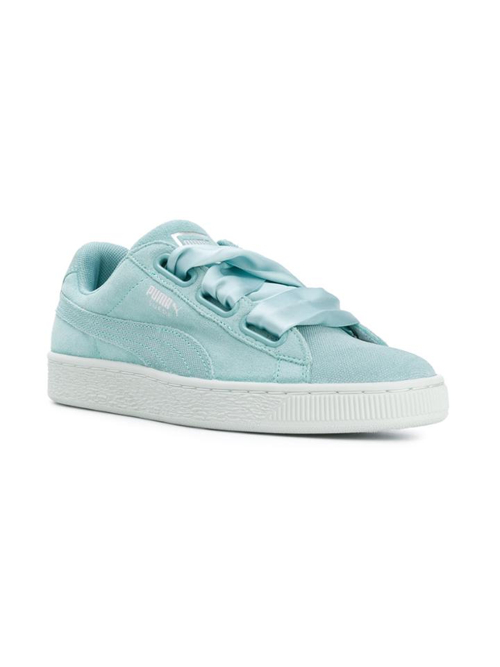 Puma Heart Basket Sneakers - Blue