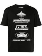 Mcq Alexander Mcqueen Astroforce Print T-shirt - Black
