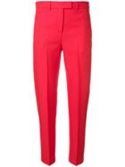 Calvin Klein Cropped Trousers - Red