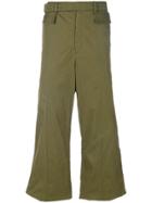 Di Liborio Wide-leg Long Trousers - Green