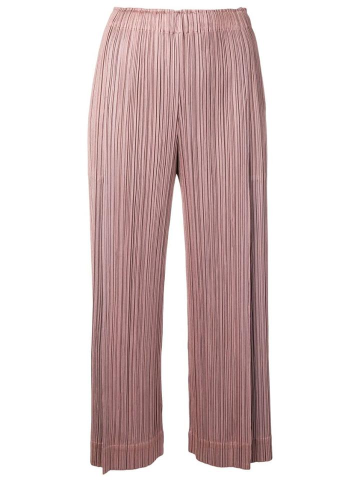 Pleats Please By Issey Miyake Plissé Trousers - Brown