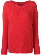 Woolrich Boat Neck Jumper - Red