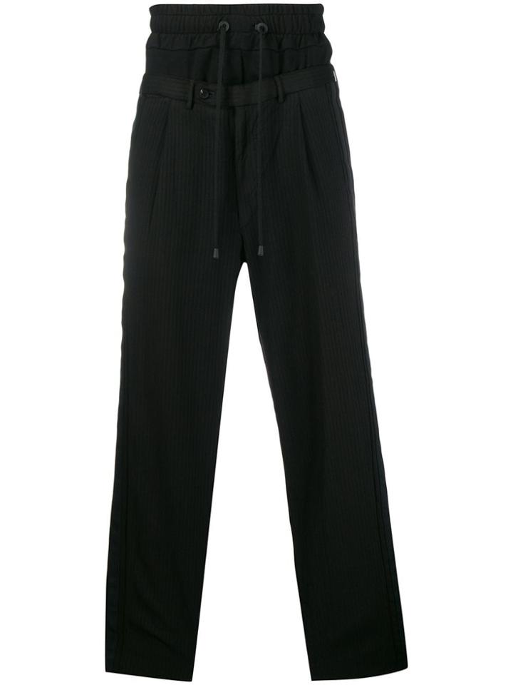 Di Liborio Track Pants Suit Trouser Hybrid - Black