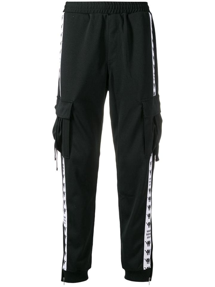 Pam Perks And Mini Side Stripe Track Pants - Black