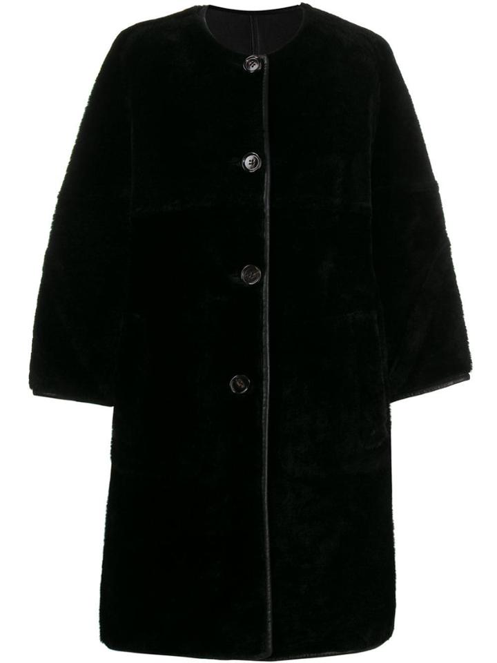 Marni Shearling Coat - Ron99 Black