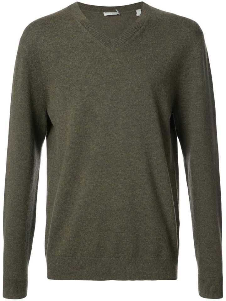 Vince Cashmere Jumper - Green