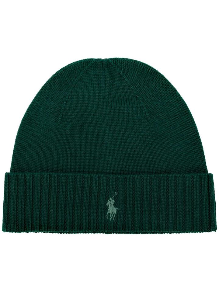 Polo Ralph Lauren Embroidered Logo Beanie - Green
