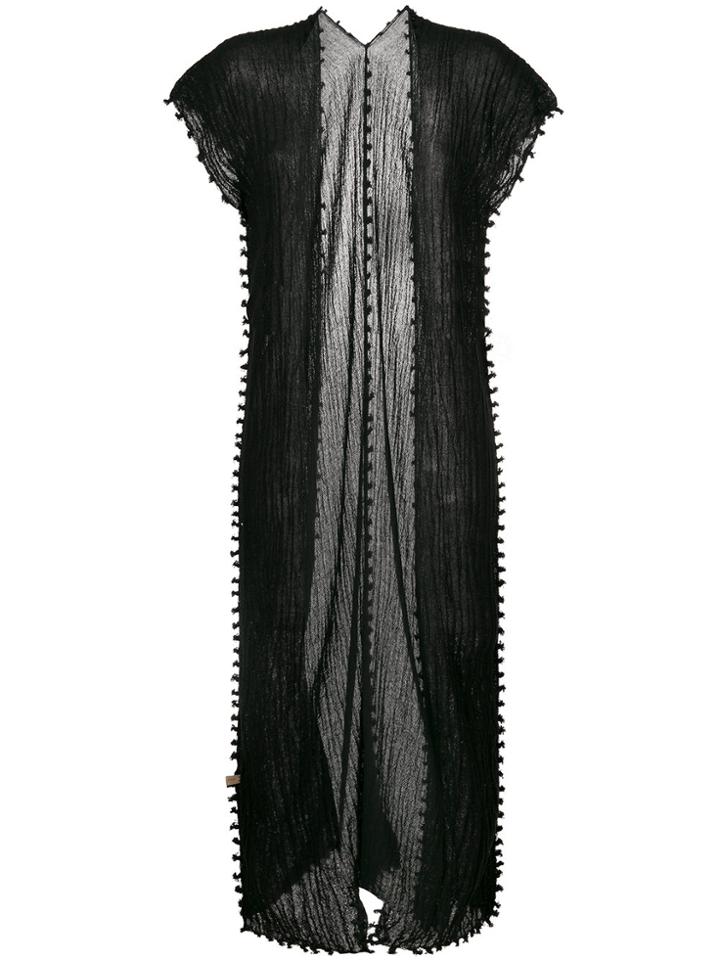 Caravana Short Sleeve Cardigan - Black