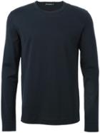 Dolce & Gabbana Longsleeved T-shirt, Men's, Size: 46, Blue, Cotton