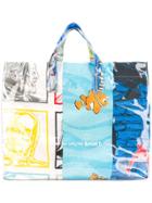 Comme Des Garçons Shirt Bed Sheet Tote Bag - White