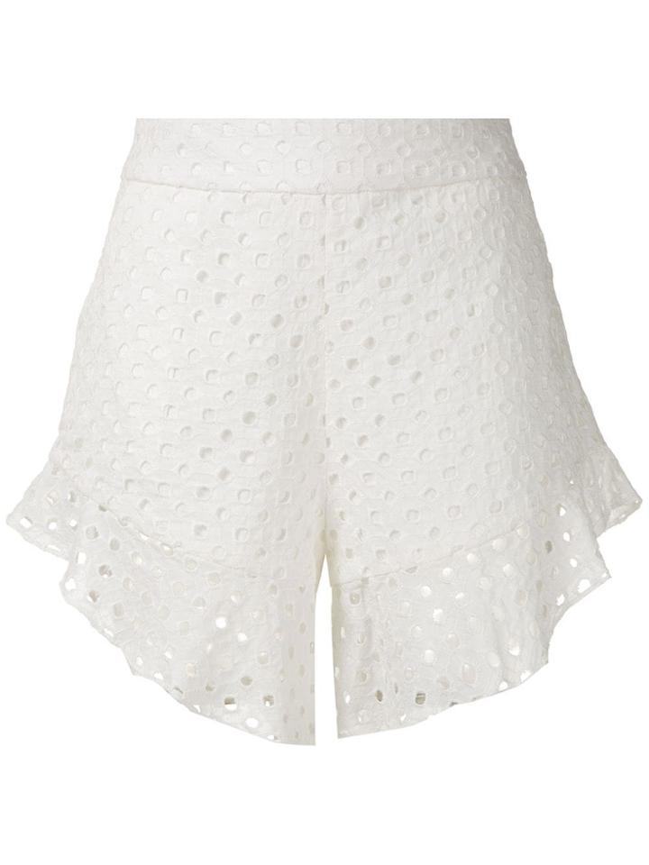 Olympiah Orchid Patterned Shorts - White