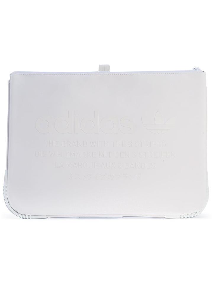 Adidas Originals - Sleeve Clutch Bag - Unisex - Polyester/polyurethane - One Size, White, Polyester/polyurethane