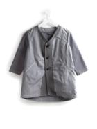 Lost And Found Kids - Panelled V-neck Jacket - Kids - Cotton - 4 Yrs, Grey