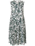 's Max Mara Floral Print Midi Dress - Green