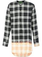 Amen Plaid Fitted Shirt - Black