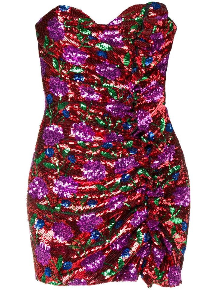 Giuseppe Di Morabito Mini Bustier Dress - Red