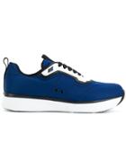 Prada High Sole Sneakers - Blue
