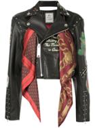 Maison Mihara Yasuhiro Biker Jacket With Scarf - Black
