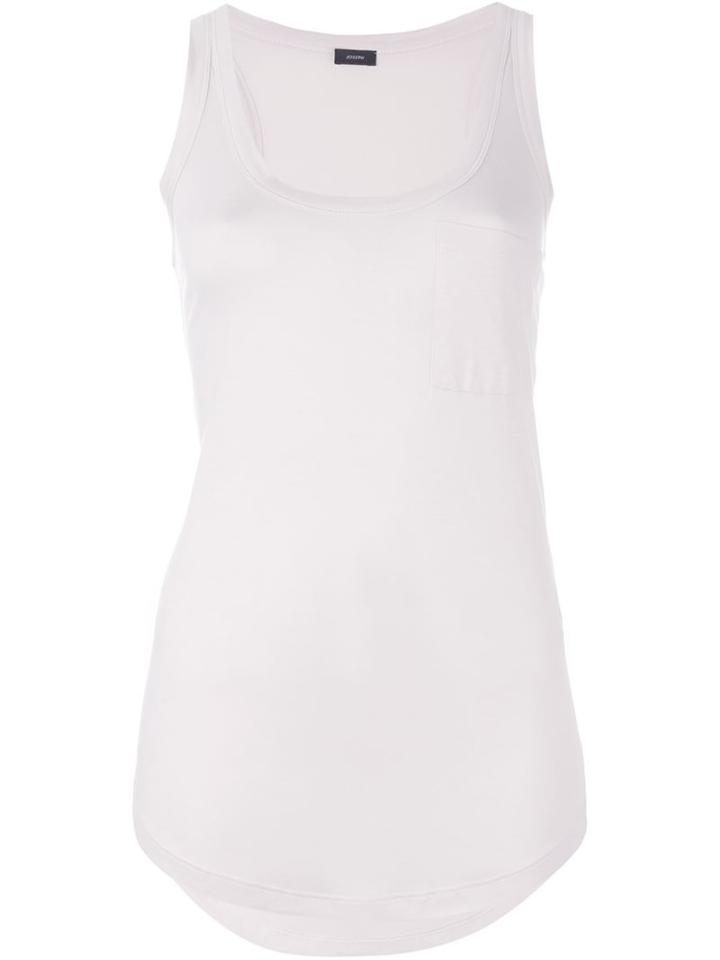 Joseph Chest Pocket Tank Top, Women's, Size: L, Pink/purple, Viscose