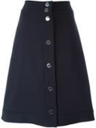 Michael Michael Kors Buttoned A-line Skirt