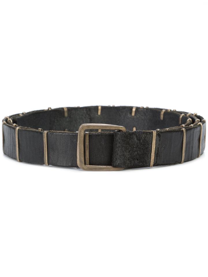 Ma+ Belt With Hardware - Black