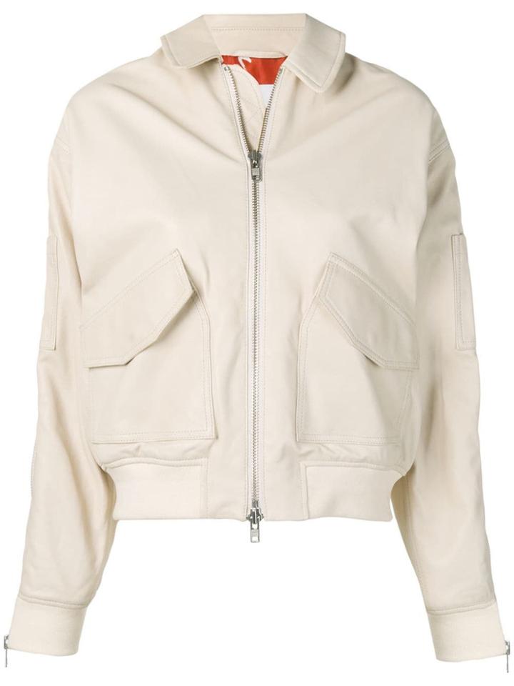 S.w.o.r.d 6.6.44 Impact Lambskin Jacket - Neutrals