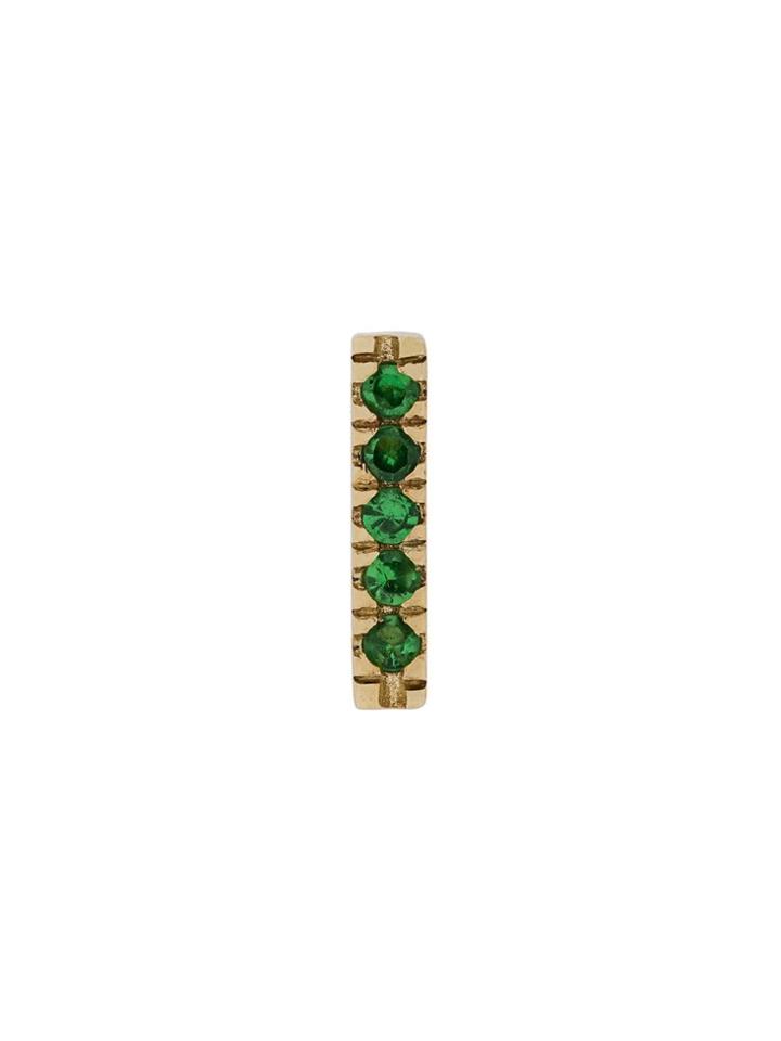 Otiumberg Bar Stud Earring - Green
