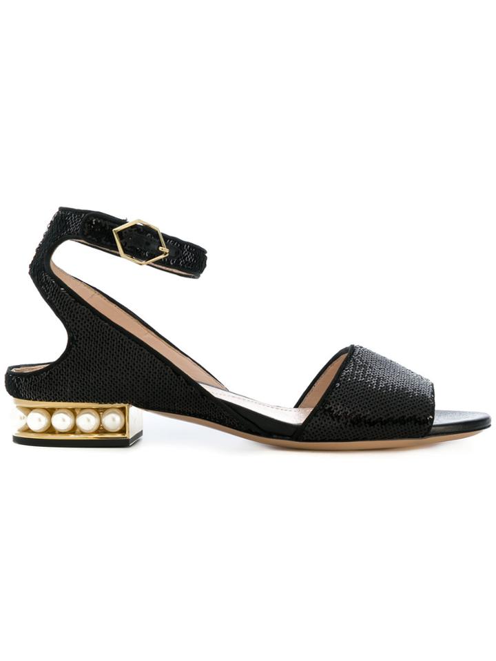 Nicholas Kirkwood Lola Pearl Sandals - Black